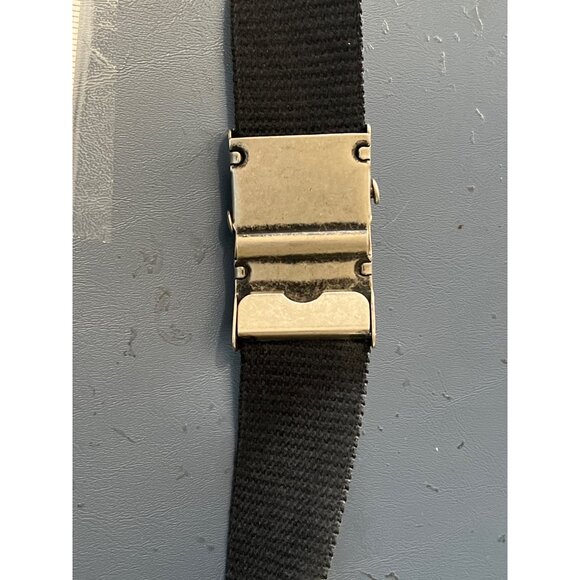 Genuine Dickies Black Web Belt With Metal Buckle Workwear - Picture 3 of 6